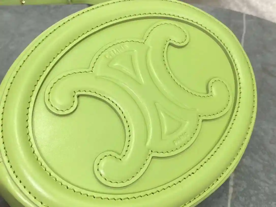 Tui Sieu Cap Celini Mini Bag Mau Xanh La Cay Da Min 5 1