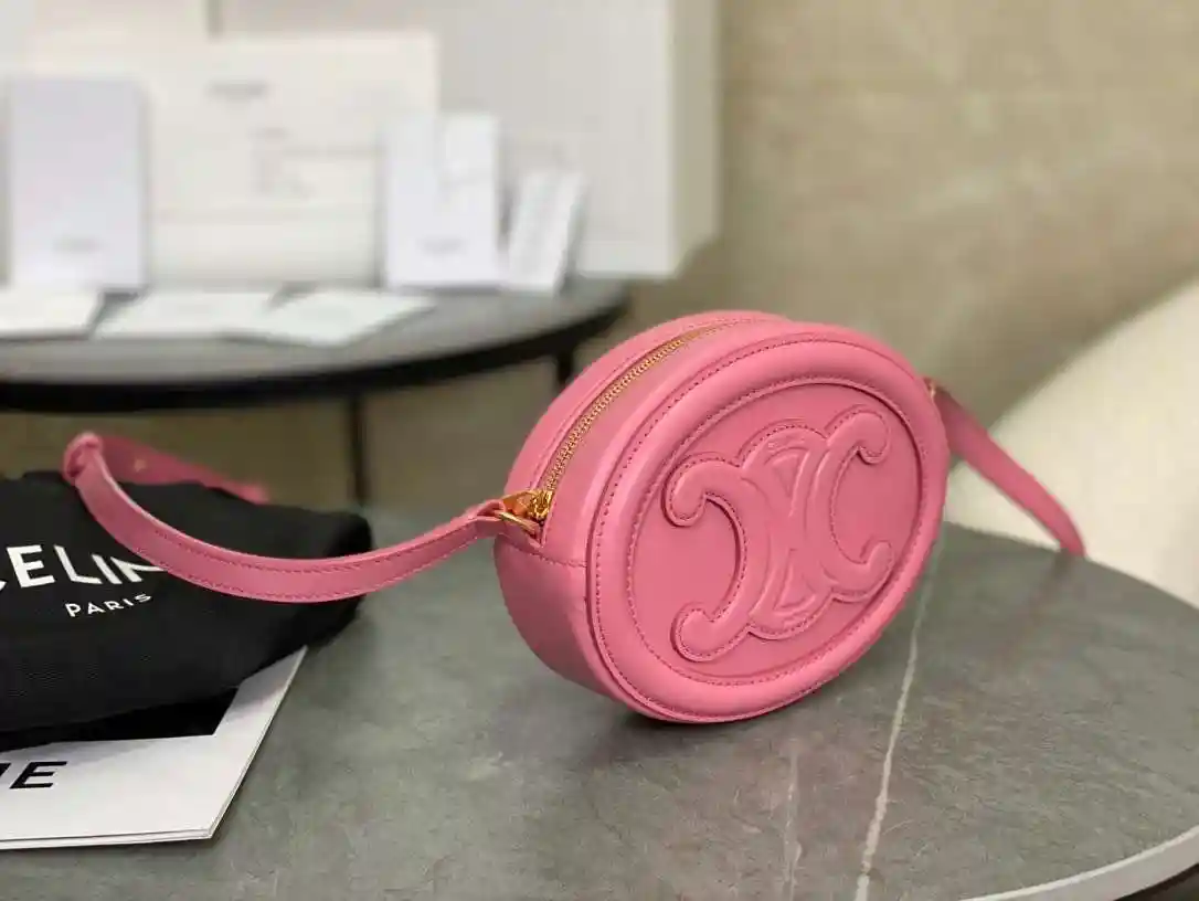 Tui Xach Sieu Cap Celini Mini Bag Mau Hong Da Min 3